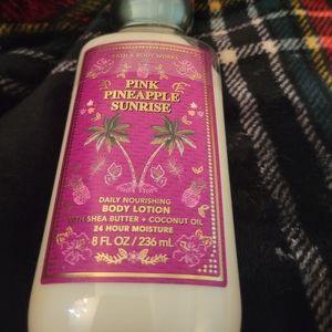 Bath and body works pink pineapple sunrise lotion